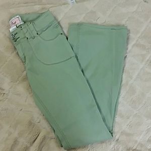 Plugg mint green jeans.